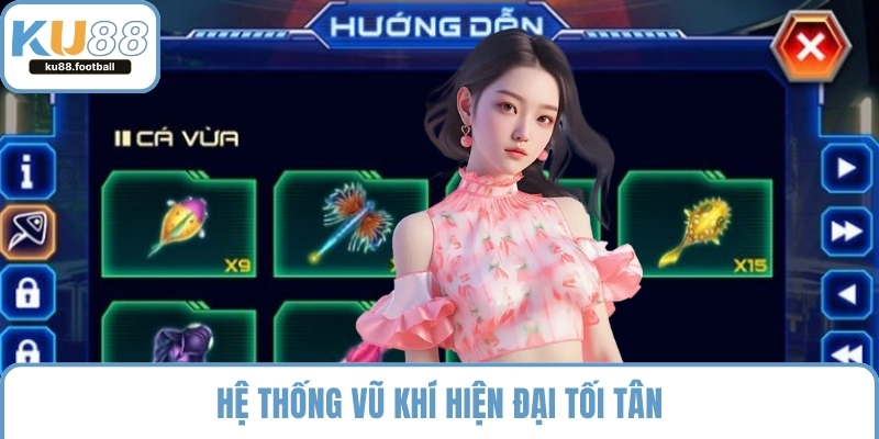 Hệ thống vũ khí hiện đại tối tân